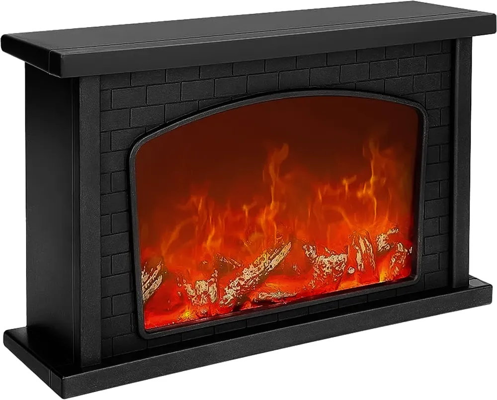 مصباح على شكل مدفأة LED 