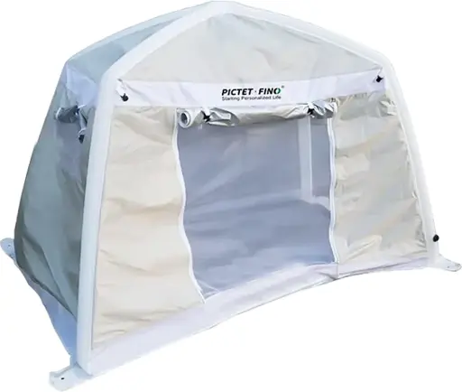 خيمة قابلة للنفخ سهلة الاستخدام والحمل تكفي من شخصين الى 6 اشخاص  